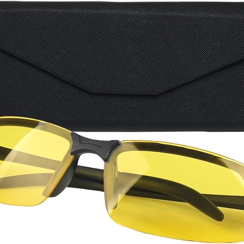 Lentes Amarillos Antirreflejo para Manejo Nocturno y Día Nublado