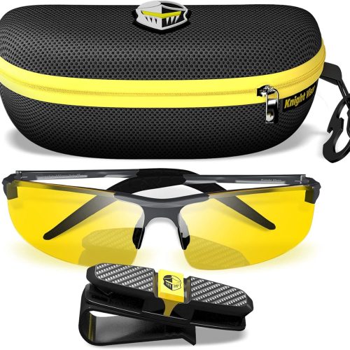 Lentes Amarillos Antirreflejo para Manejo Nocturno y Día Nublado