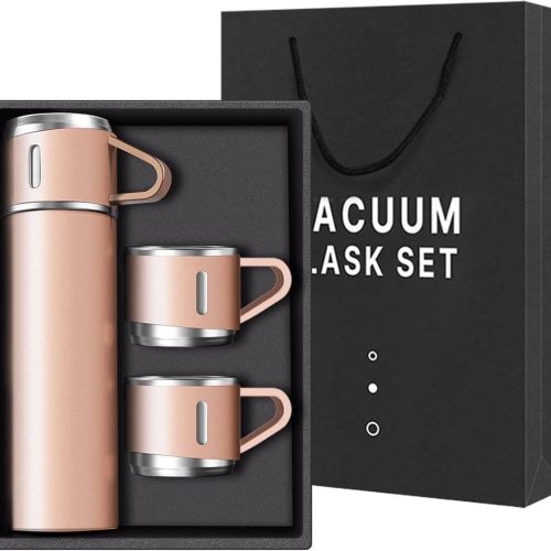 Termo Multifunción con Dos Tazas – Comodidad para Compartir