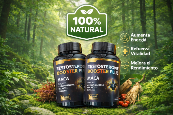 3d6369bc-c0e7-4979-bd20-be878feb6ca6 🌿 Testosterone Booster Plus 100% Natural – Energía, Vitalidad y Rendimiento