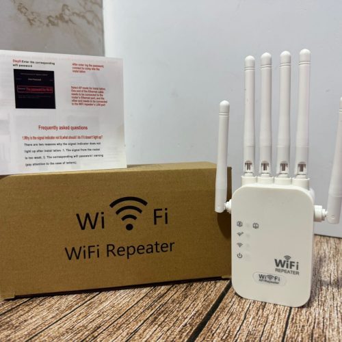 Repetidor WiFi 1200Mbps de Alta Potencia – Señal Fuerte en Todo tu Hogar
