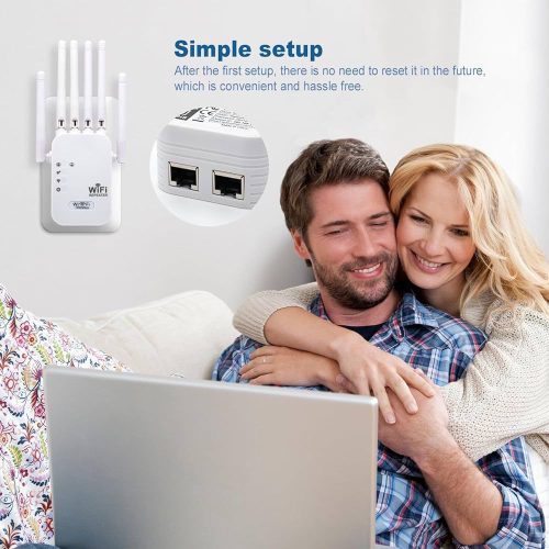 Repetidor WiFi 1200Mbps de Alta Potencia – Señal Fuerte en Todo tu Hogar