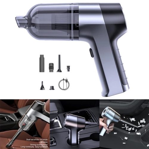 Aspiradora y Soplador Inalámbrico 29000PA – Limpieza Potente para Auto y Hogar