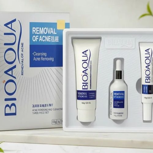 ✨ Kit Bioaqua Eliminador de Acné – Limpieza Profunda y Piel Más Clara