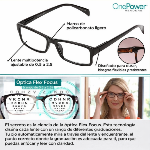 Lentes Ajustables OnePower – Tecnología Inteligente para una Visión Perfecta